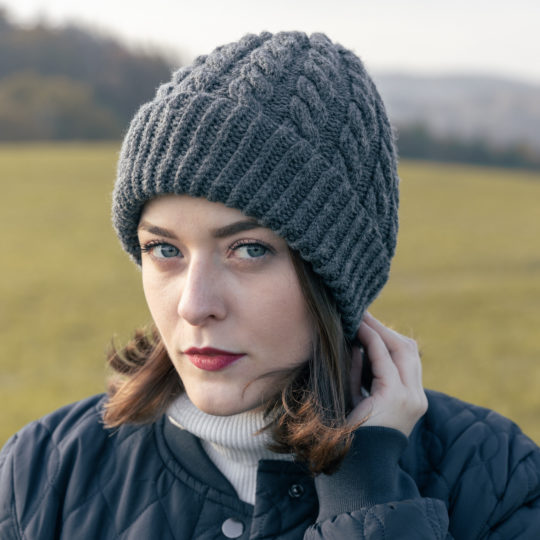 Čepice Floriri - tmavě šedá