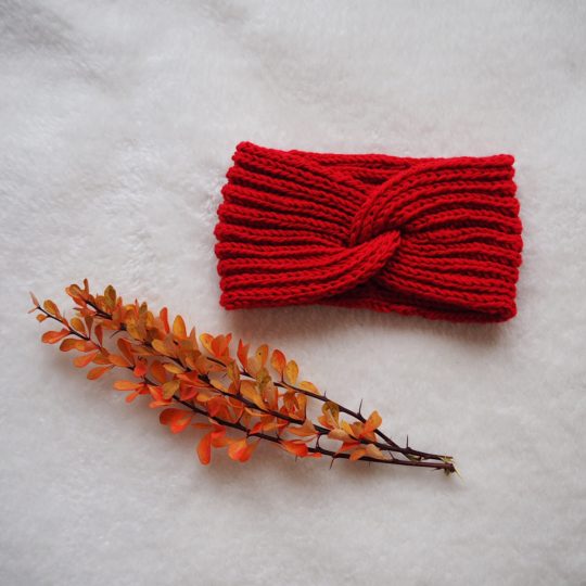 Merino čelenka Cardellino - červená
