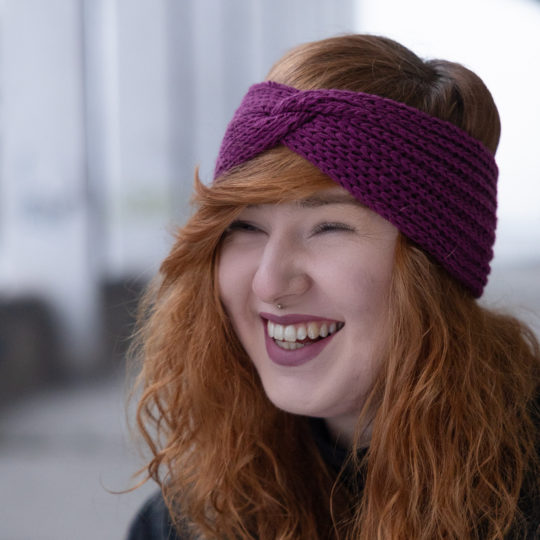 Merino čelenka Cardellino - fialová