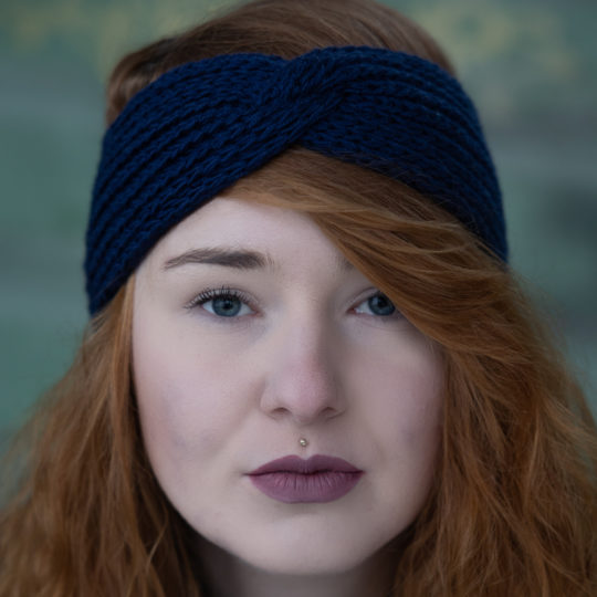 Merino čelenka Cardellino - tmavě modrá