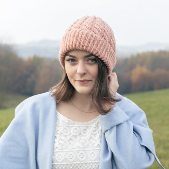 Čepice Floriri - starorůžová